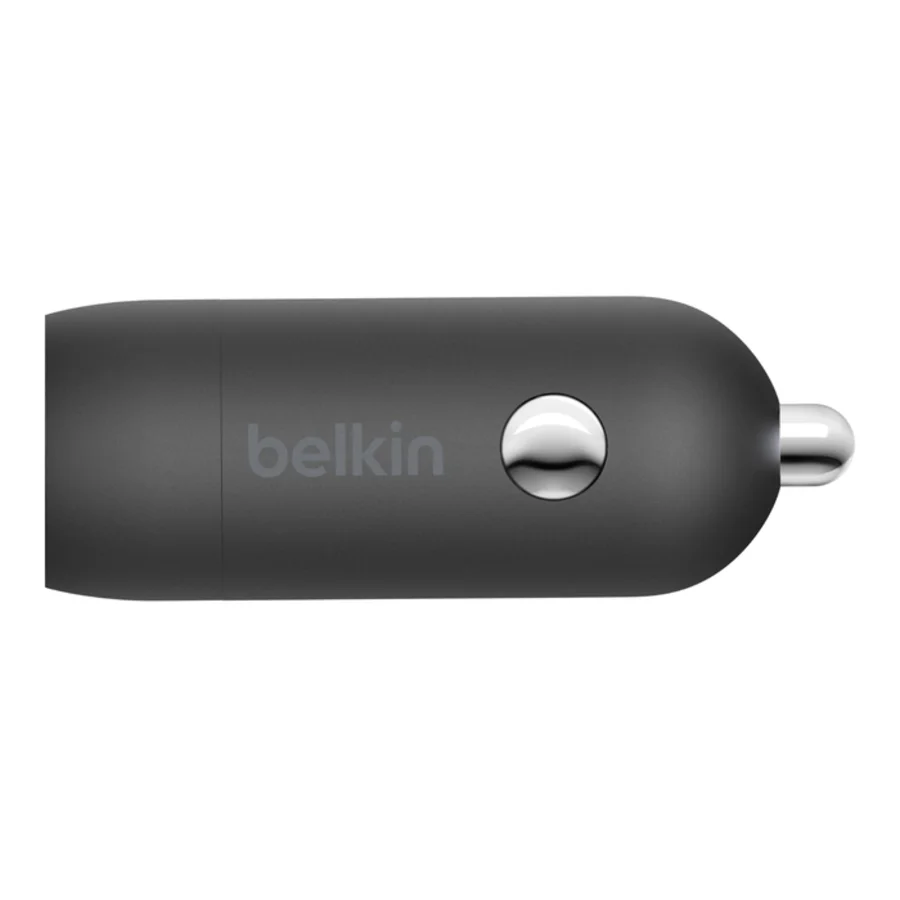 Adaptador de carga para Auto Belkin 30W USB-C + Cable USB-C a Lightning - Negro - Image 3