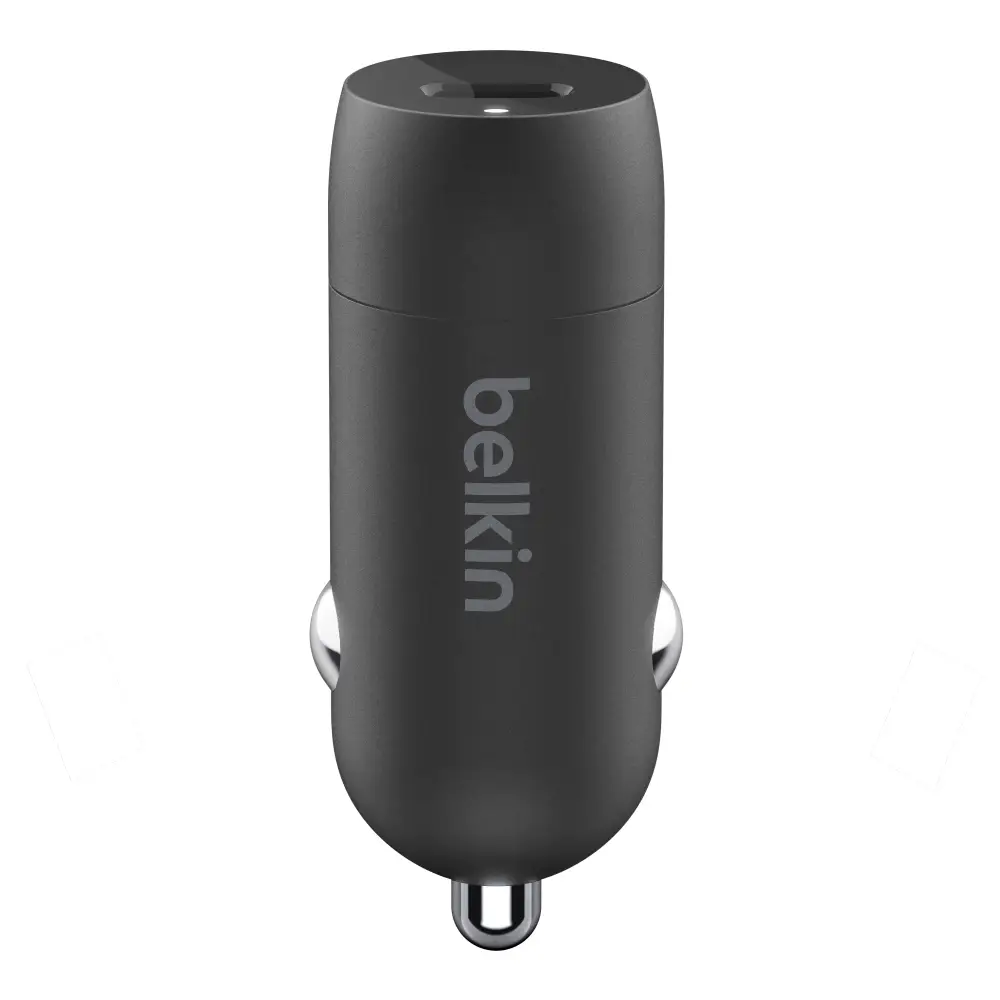 Adaptador de carga para Auto Belkin 30W USB-C + Cable USB-C a USB-C - Negro - Image 4