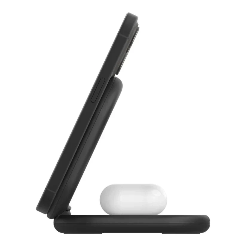 Base de carga Belkin Qi2 2 en 1 plegable 15W - Negro - Image 7