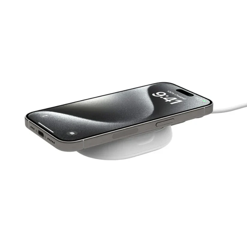 Base de carga Belkin Qi2 Stand convertible Pad 15W - Blanco - Image 4