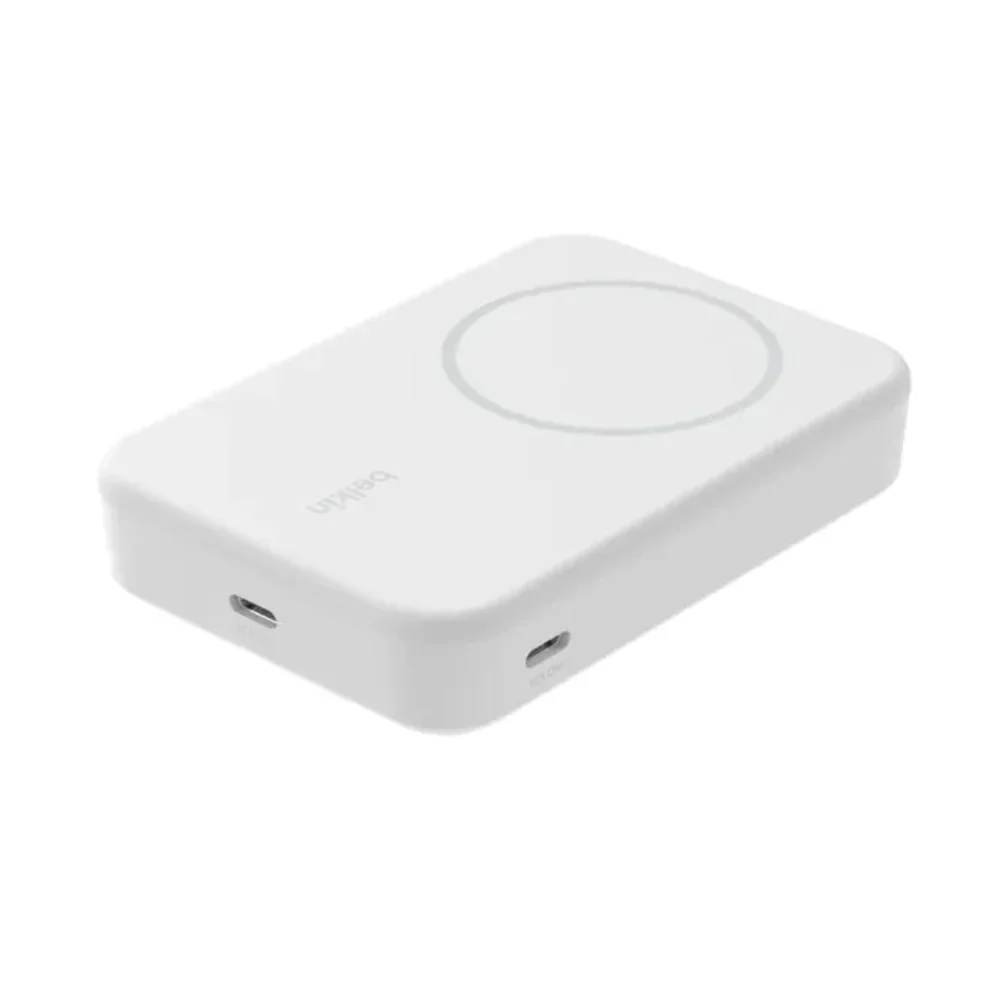 Batería Externa Qi2 10.000 mAh 15W stand - Blanco - Image 4