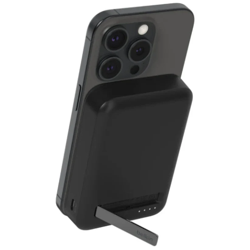 Batería Externa Qi2 5000 mAh 15W stand - Negro - Image 2
