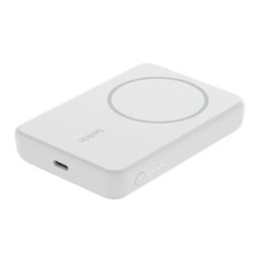 Batería Magnética Inalámbrica Belkin 5000 mAh + Soporte - Blanca - Image 2