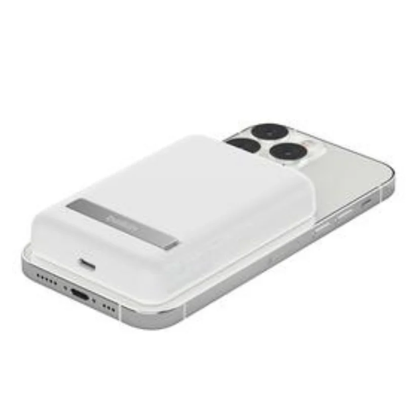 Batería Magnética Inalámbrica Belkin 5000 mAh + Soporte - Blanca - Image 5