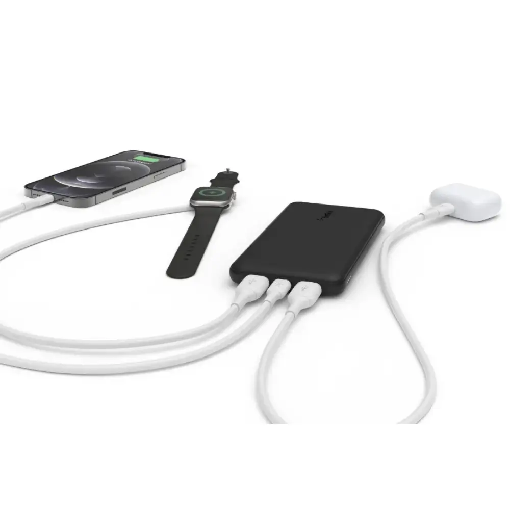 Batería portatil Belkin 10000 mAh USB-A x2 USB-C - Blanco - Image 6