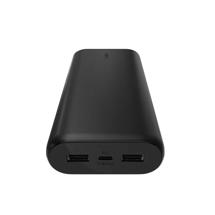 Batería portatil Belkin 20000 mAh 2.4 USB-A x2 USB-C entrada 20W - Negro - Image 4