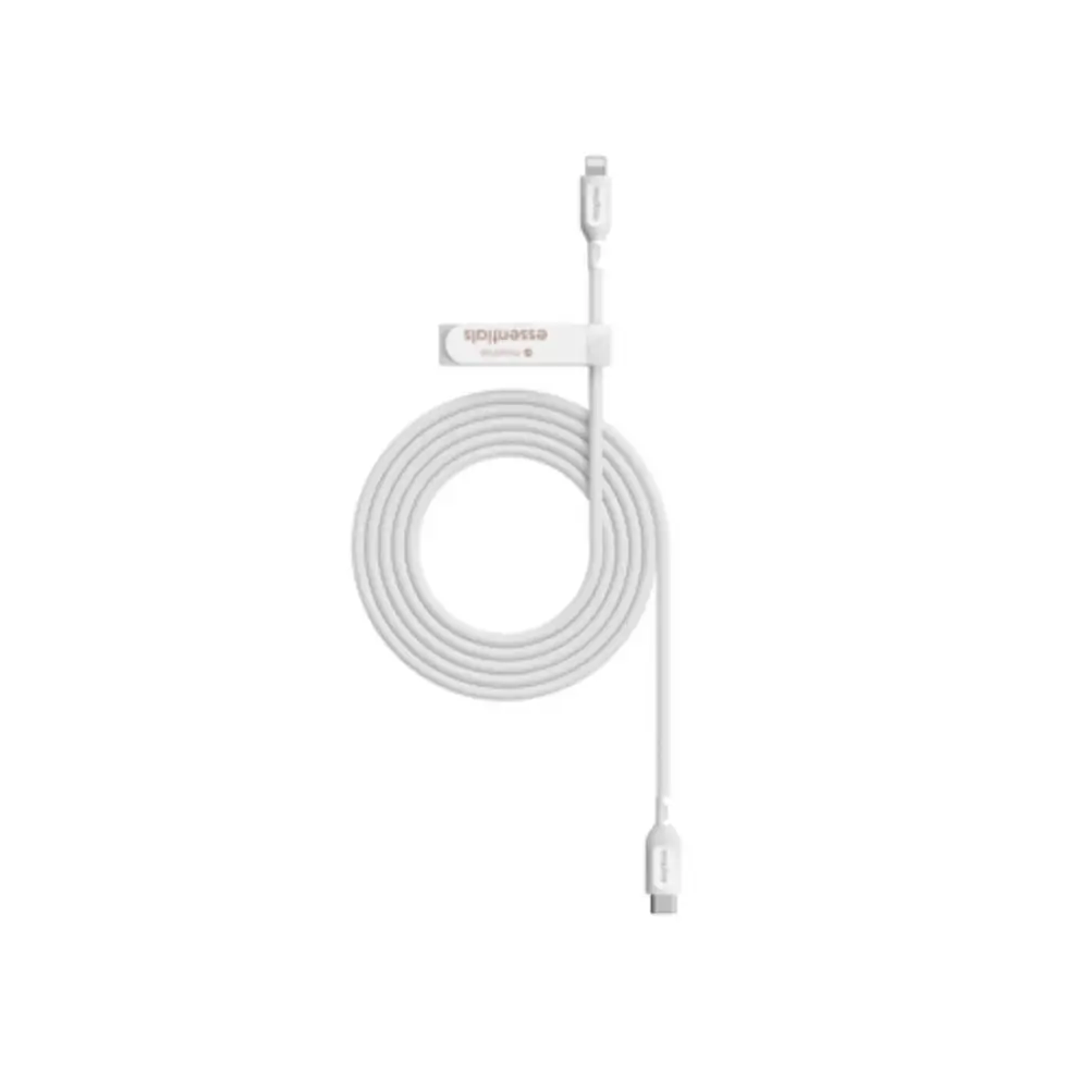 Cable Mophie essential trenzado USB-C a Lightning 60w 1m - Blanco - Image 2