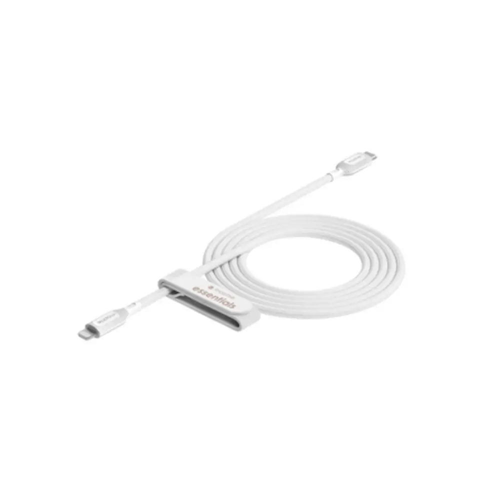 Cable Mophie essential trenzado USB-C a Lightning 60w 1m - Blanco - Image 3