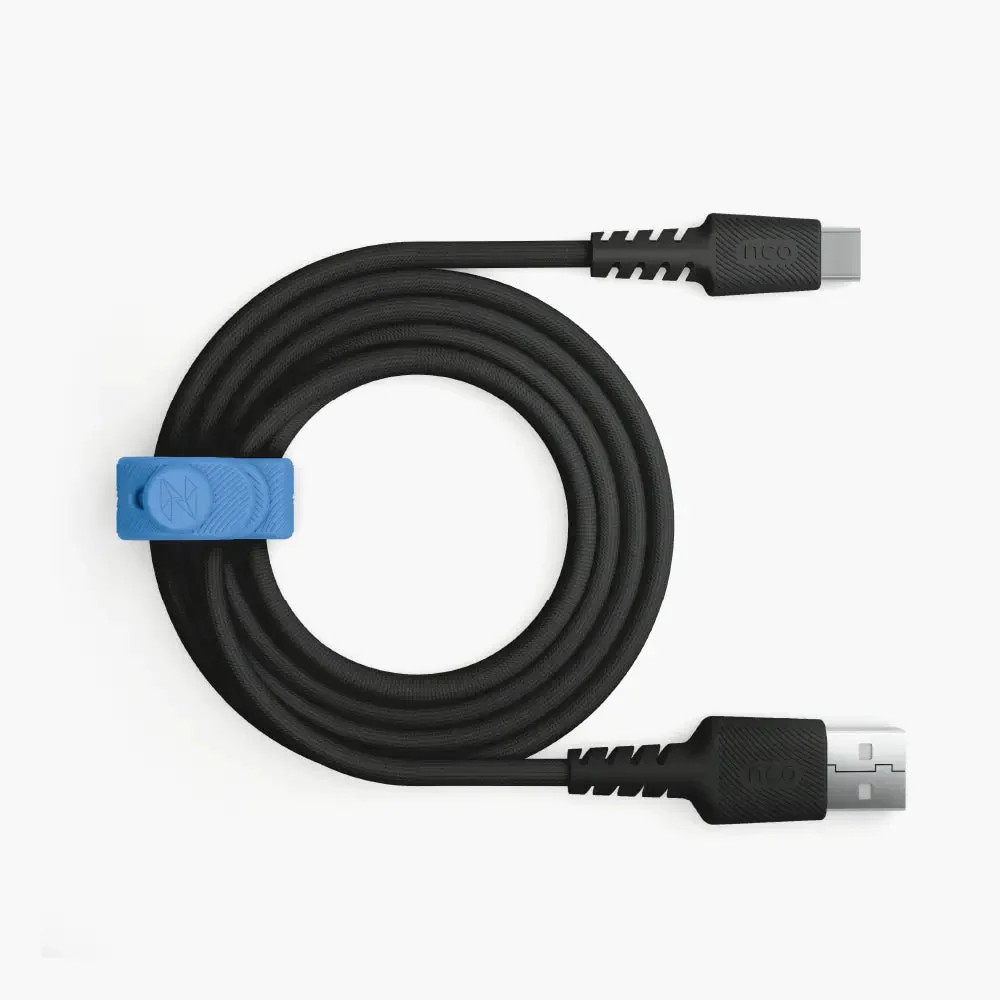Cable Trenzado NCO PowerLite 1m USB-C a USB-C - Image 2