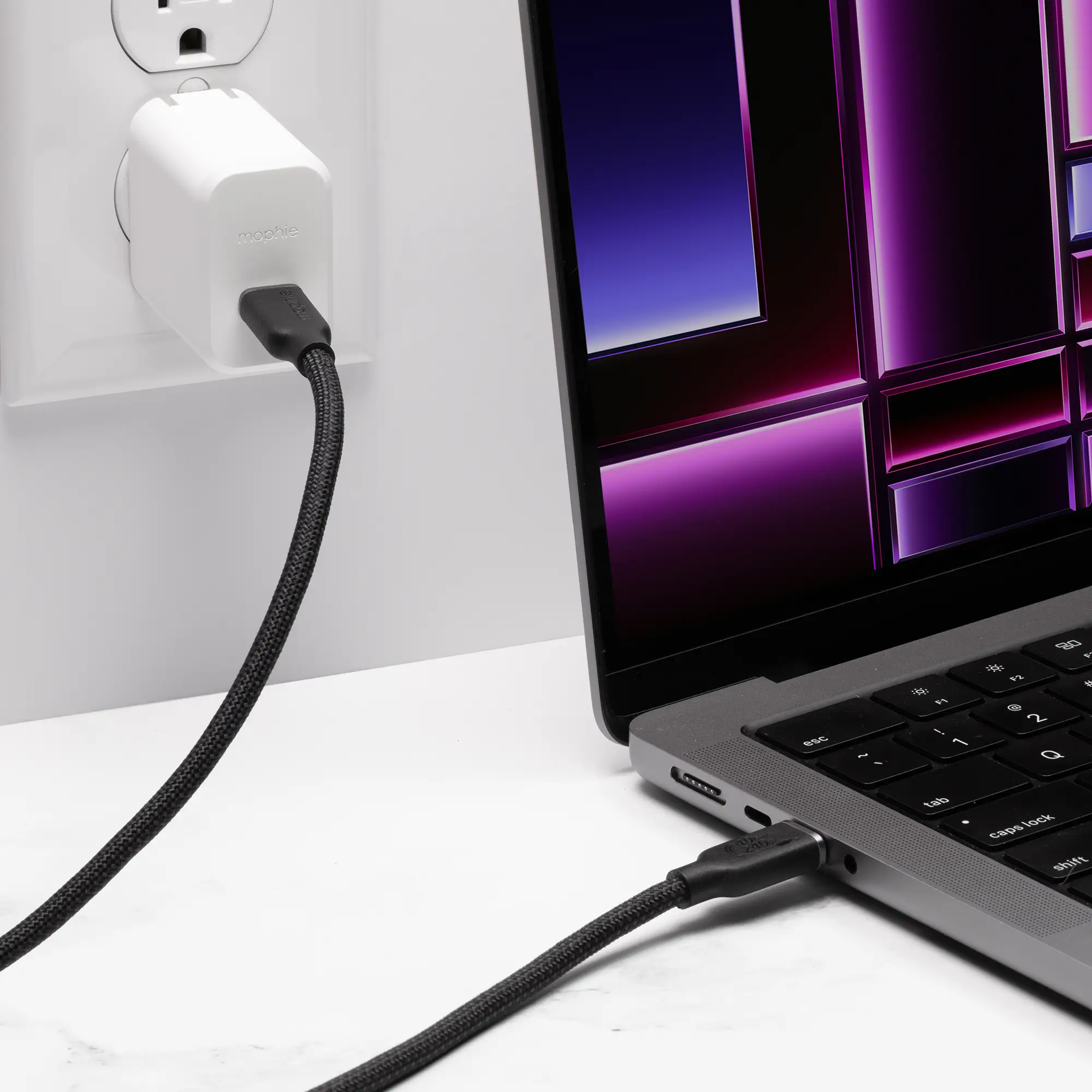 Cargador de Pared Mophie USB-C 30W - Blanco - Image 6