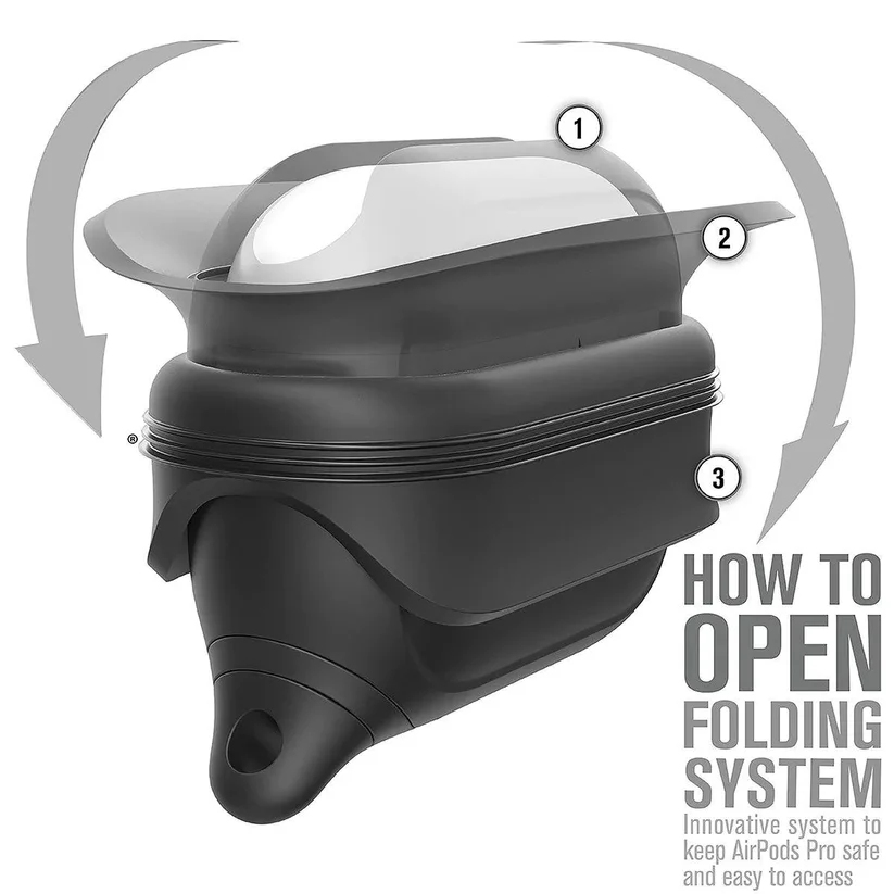 Case Catalyst AirPods Pro 1 y 2 Waterproof - Negro - Image 3