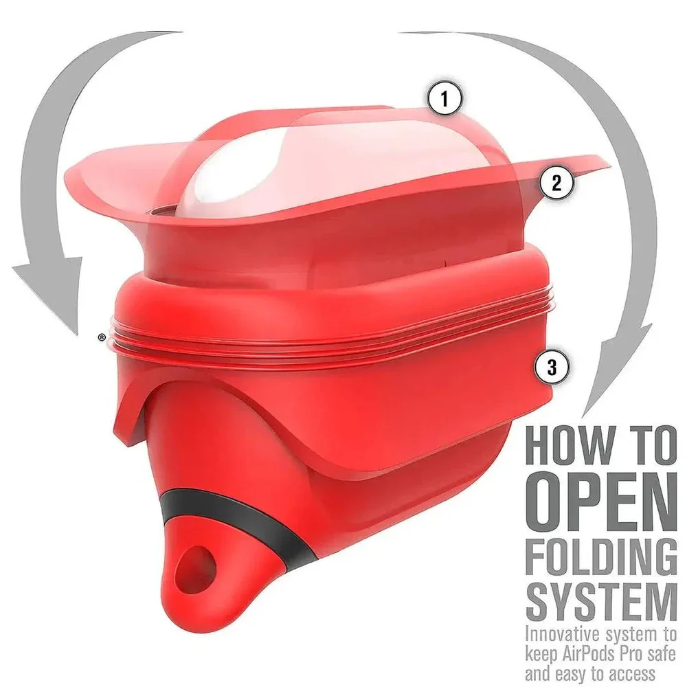Case Catalyst AirPods Pro 1 y 2 Waterproof - Red - Image 4