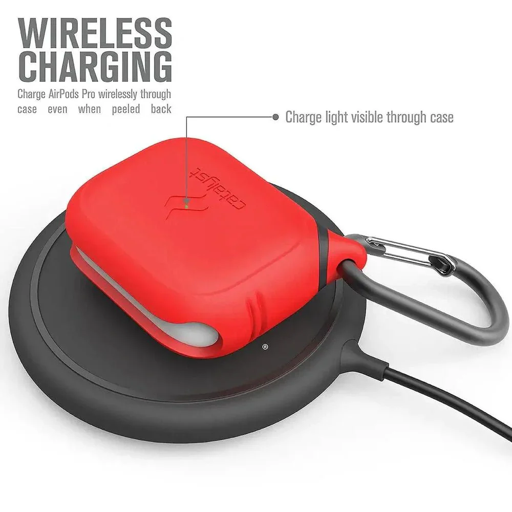 Case Catalyst AirPods Pro 1 y 2 Waterproof - Red - Image 5