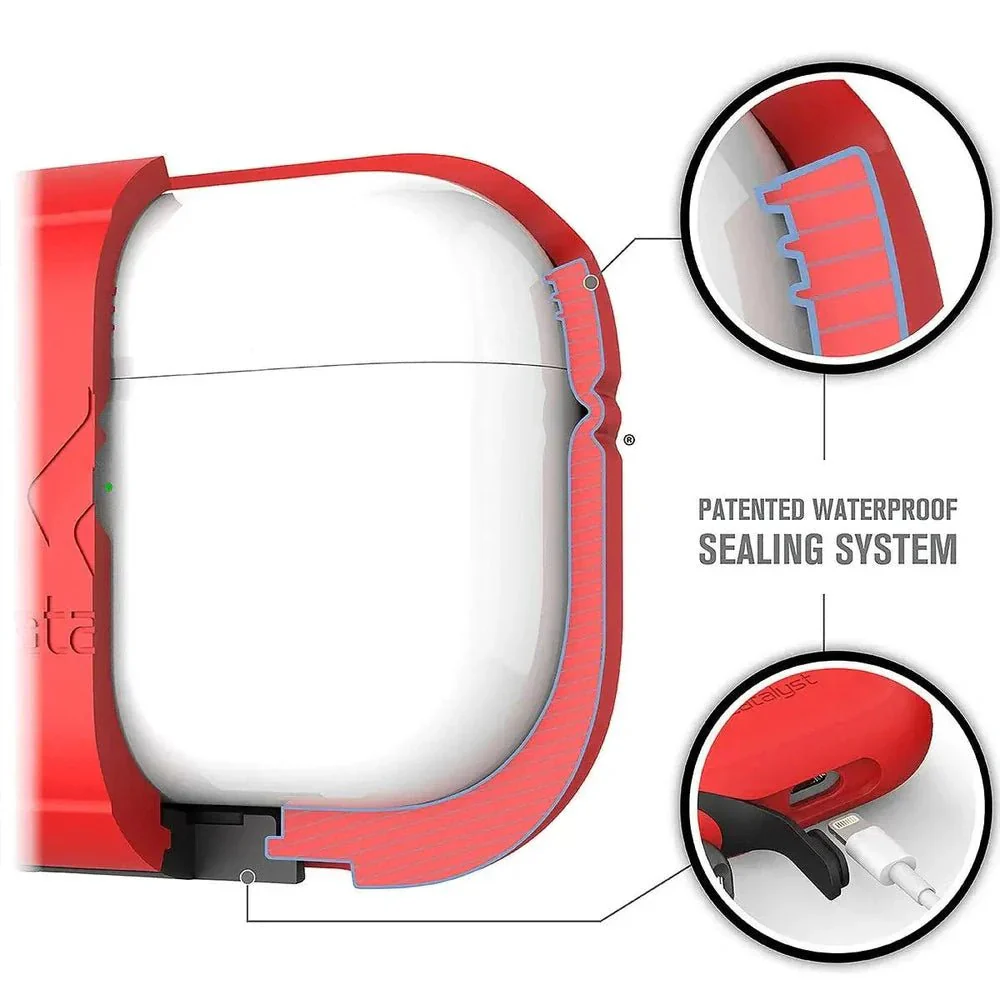 Case Catalyst AirPods Pro 1 y 2 Waterproof - Red - Image 7