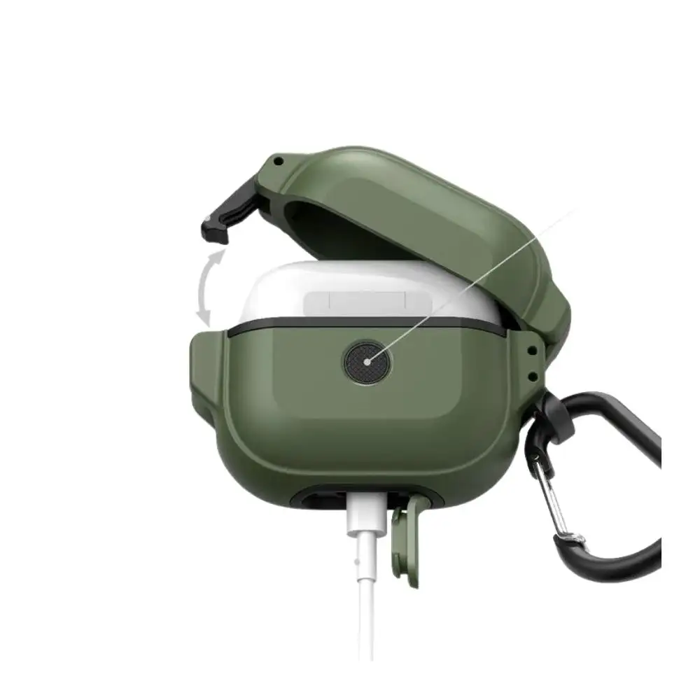 Case Catalyst para Airpods 3 Impermeable Protección Total - Verde Militar - Image 3