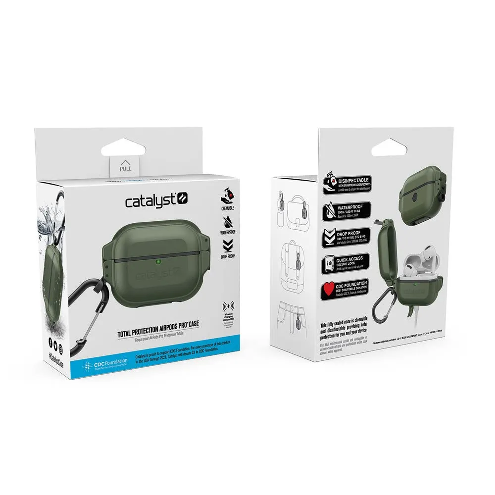 Case Catalyst para Airpods Pro 1 y 2 Impermeable protección total - Verde - Image 3