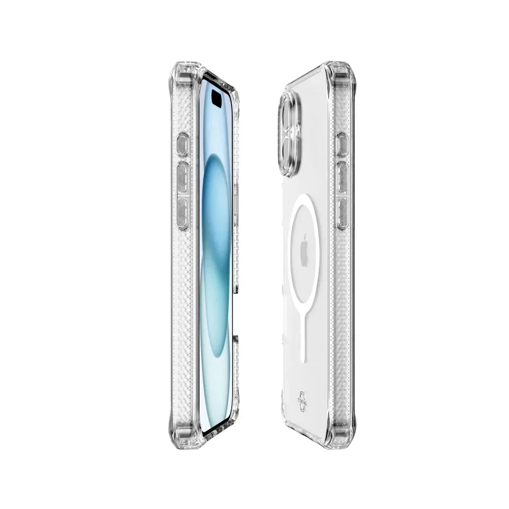 Case ItSkins Hybrid R Clear con MagSafe para iPhone 16 Plus - Transparente - Image 2