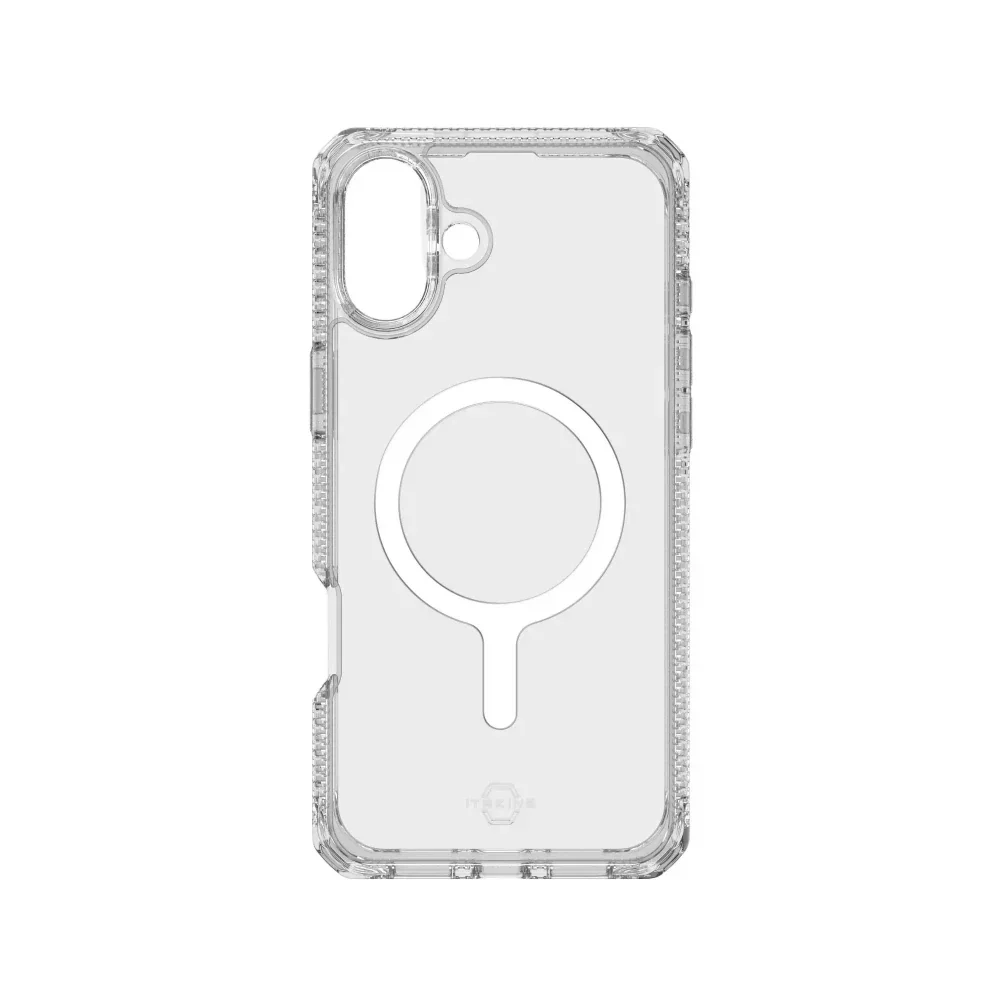 Case ItSkins Hybrid R Clear con MagSafe para iPhone 16 Plus - Transparente - Image 3