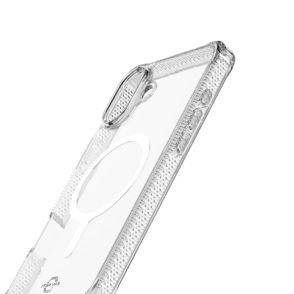 Case ItSkins Hybrid R Clear con MagSafe para iPhone 16 Plus - Transparente - Image 5