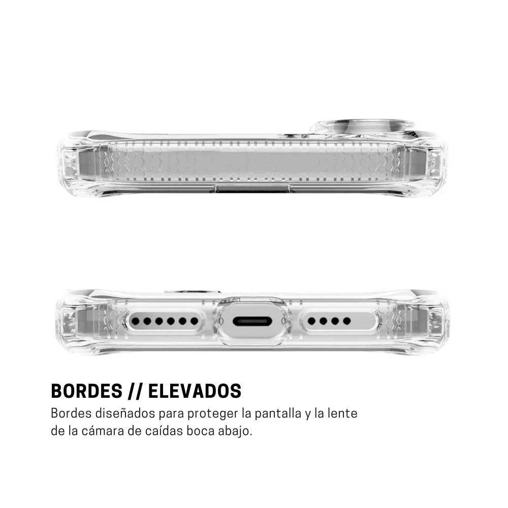 Case ItSkins Hybrid R Clear con MagSafe para iPhone 16 Plus - Transparente - Image 8