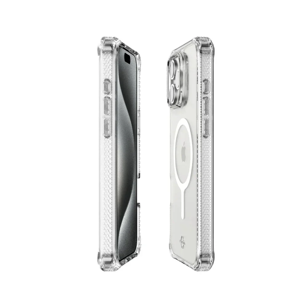 Case ItSkins Hybrid R Clear con MagSafe para iPhone 16 Pro - Transparente - Image 2