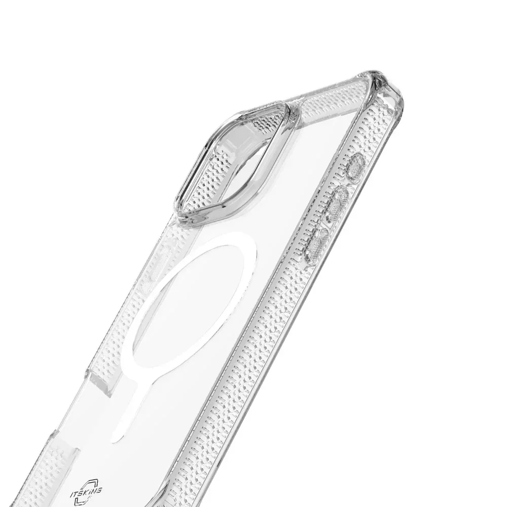 Case ItSkins Hybrid R Clear con MagSafe para iPhone 16 Pro - Transparente - Image 5