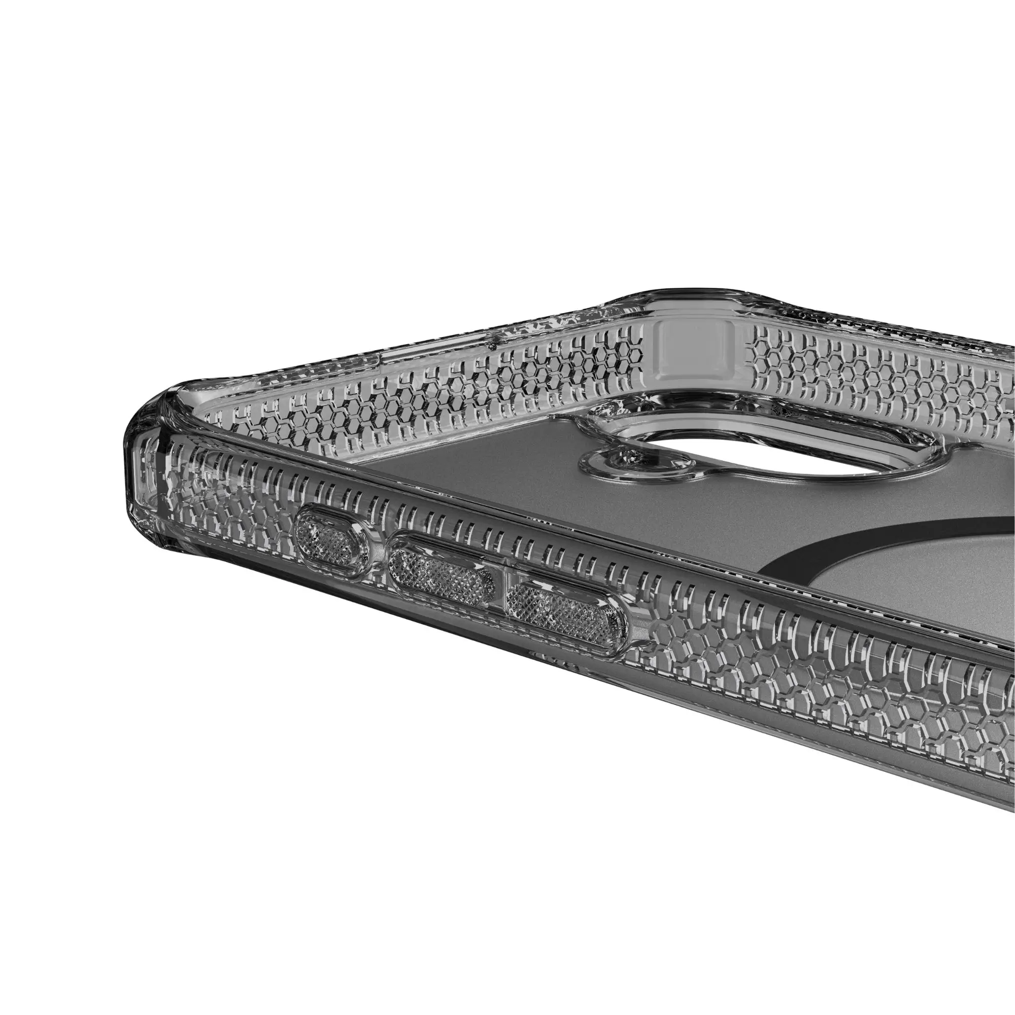 Case ItSkins Hybrid R Vapor con MagSafe para iPhone 16 - Negro - Image 6