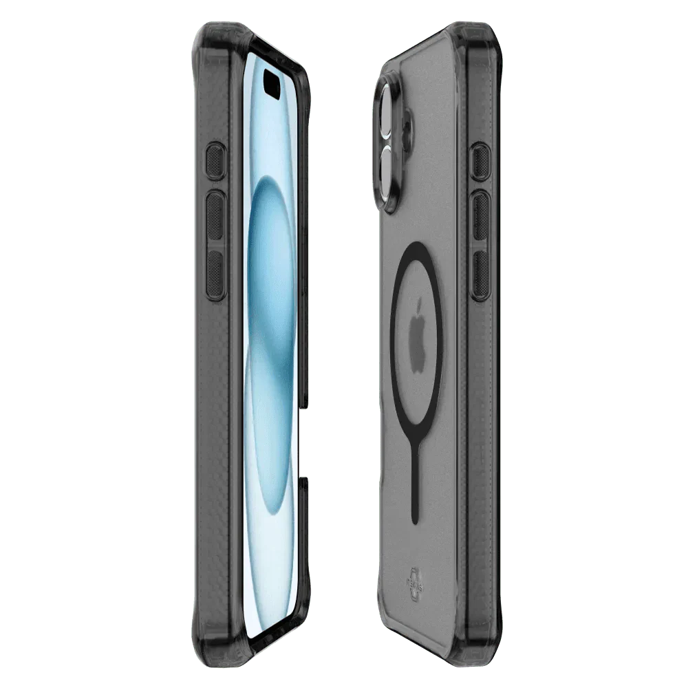 Case ItSkins Hybrid R Vapor con MagSafe para iPhone 16 Plus - Negro - Image 2