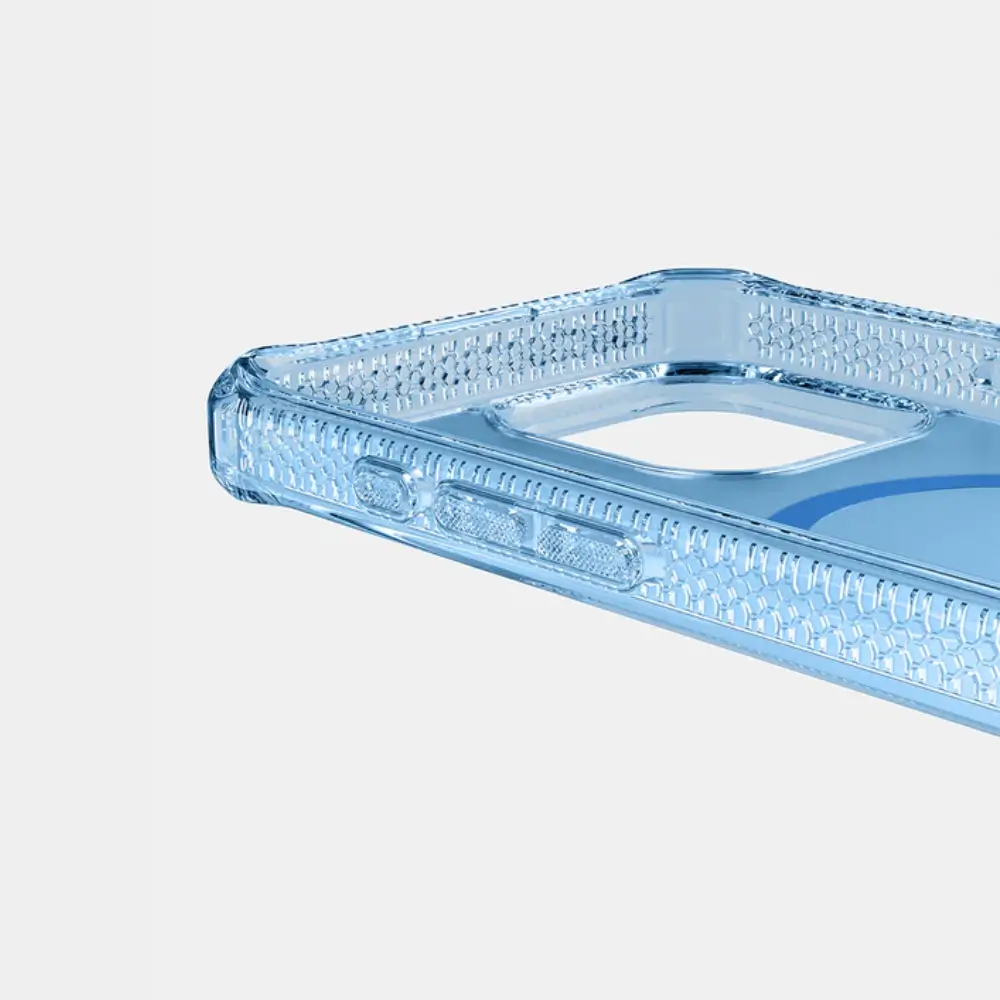 Case ItSkins Hybrid R Vapor con MagSafe para iPhone 16 Pro - Azul - Image 3
