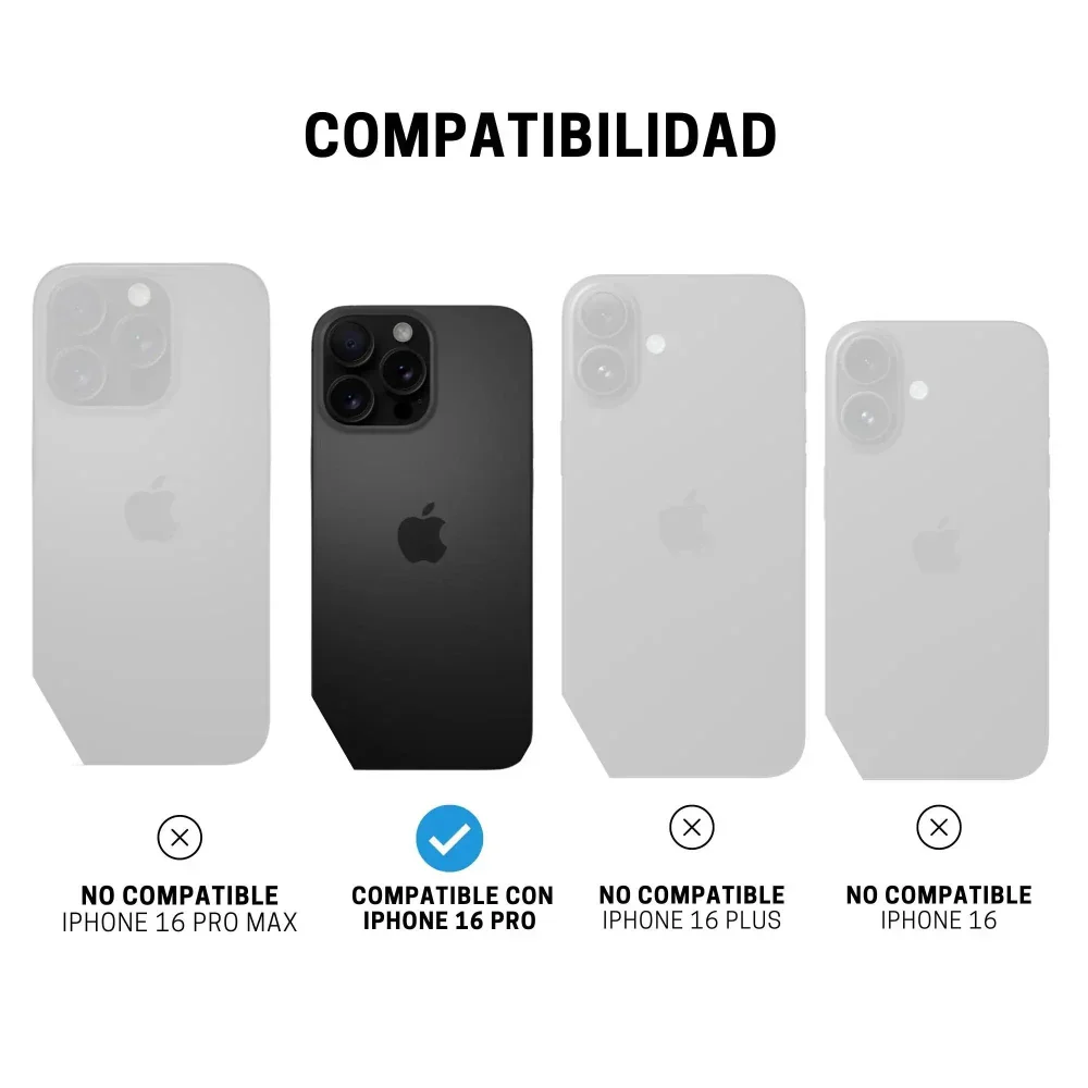 Case ItSkins Hybrid R Vapor con MagSafe para iPhone 16 Pro - Morado - Image 9