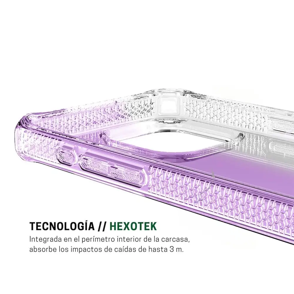 Case ItSkins Spectrum R Mood para iPhone 15 Pro - Morado Claro - Image 7