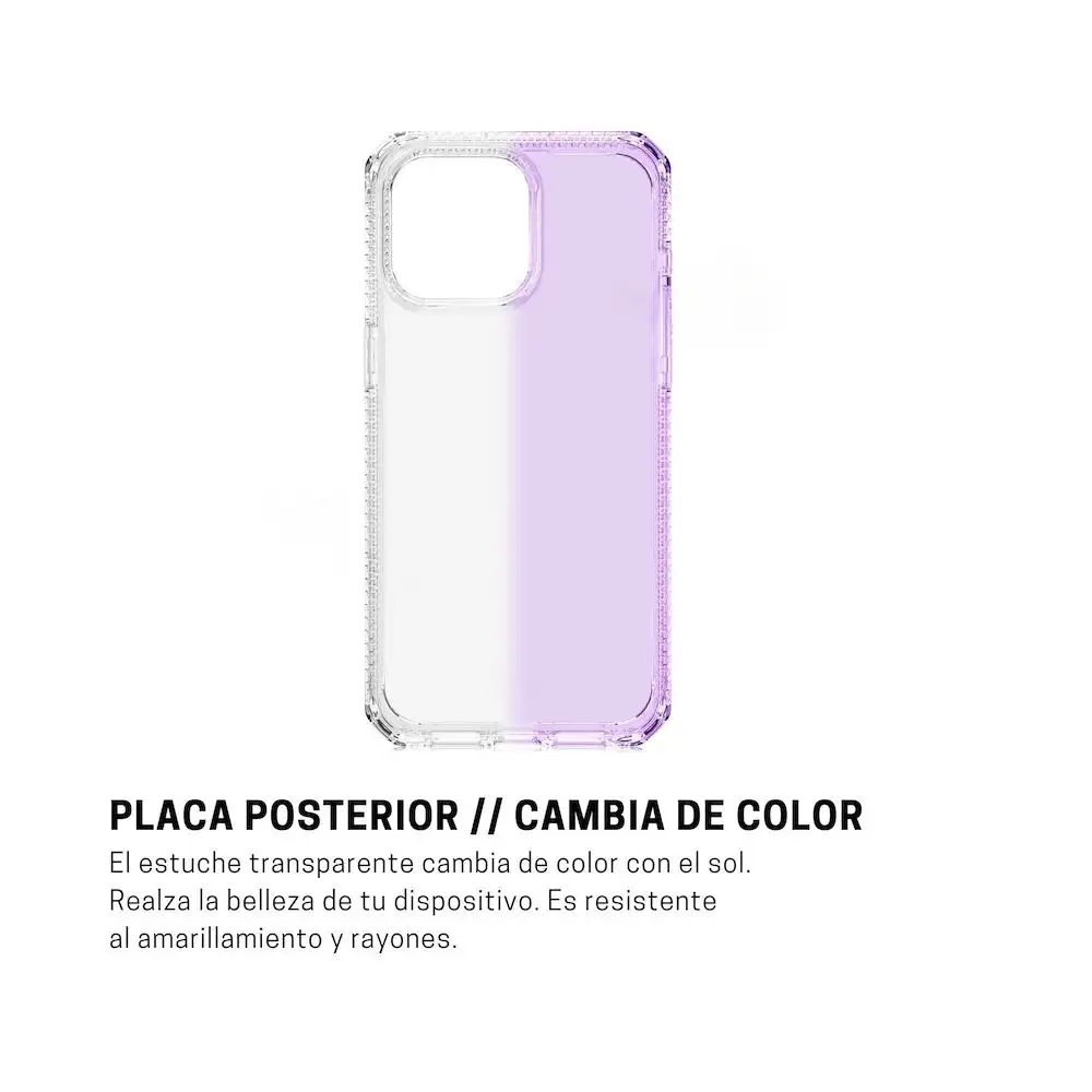 Case ItSkins Spectrum R Mood para iPhone 15 Pro - Morado Claro - Image 9