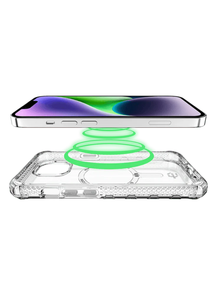 Case ItSkins Supreme R Clear con MagSafe para iPhone 14 Plus - Transparente - Image 4