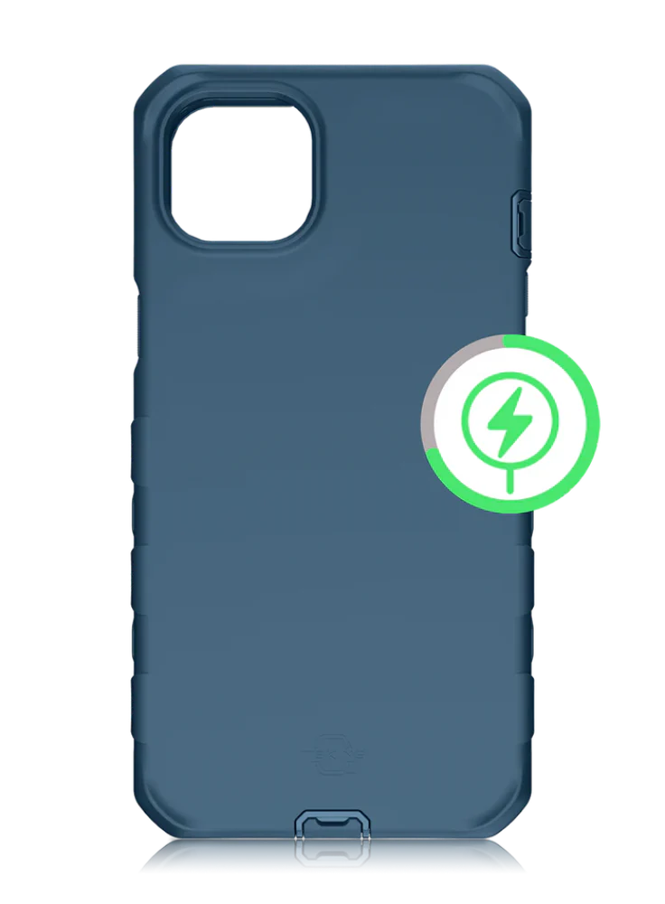 Case ItSkins Vault Solid con MagSafe para iPhone 14 Plus - Azul Marino - Image 2
