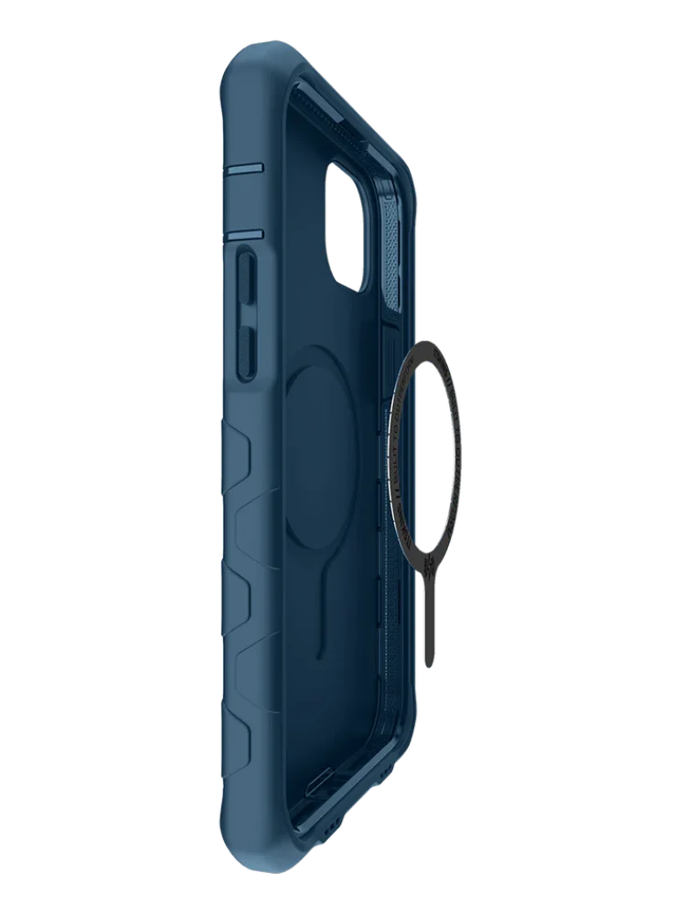 Case ItSkins Vault Solid con MagSafe para iPhone 14 Plus - Azul Marino - Image 3