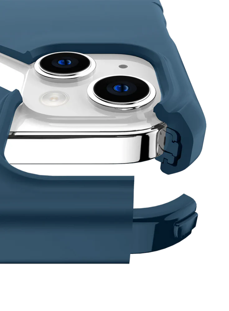 Case ItSkins Vault Solid con MagSafe para iPhone 14 Plus - Azul Marino - Image 5