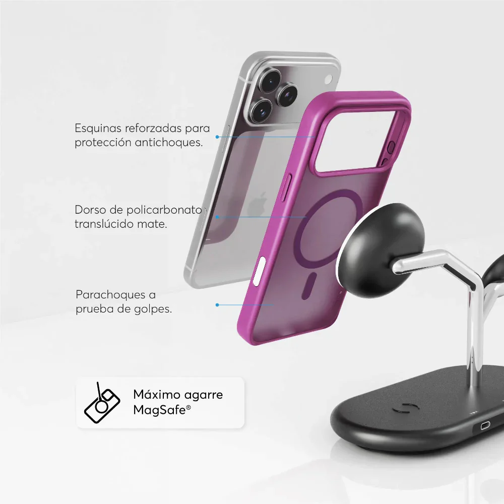 Case NCO SafeCase Lite Magenta con MagSafe para iPhone 17 Series - Image 10