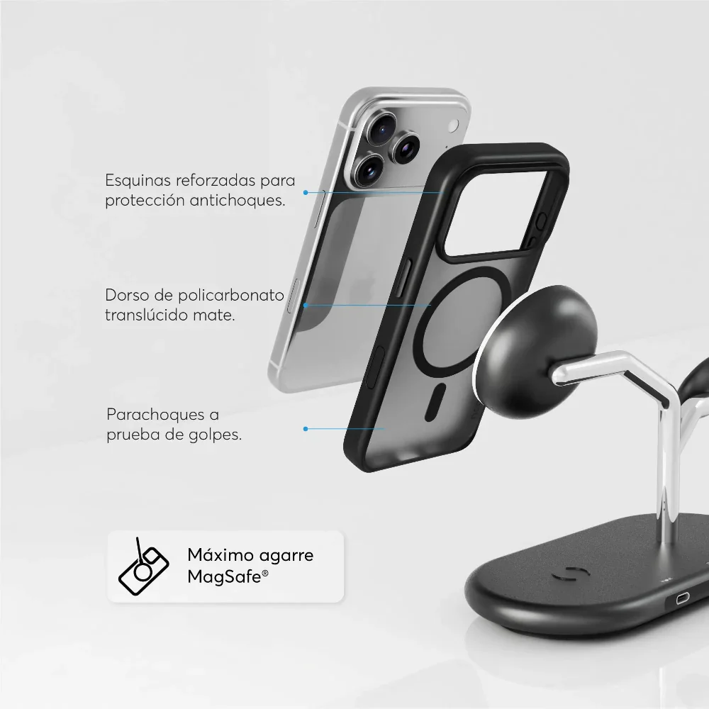 Case NCO SafeCase Lite negro con MagSafe para iPhone 17 Series - Image 11