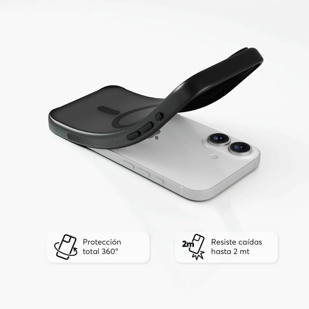 Case NCO SafeCase Lite negro con MagSafe para iPhone 17 Series - Image 3