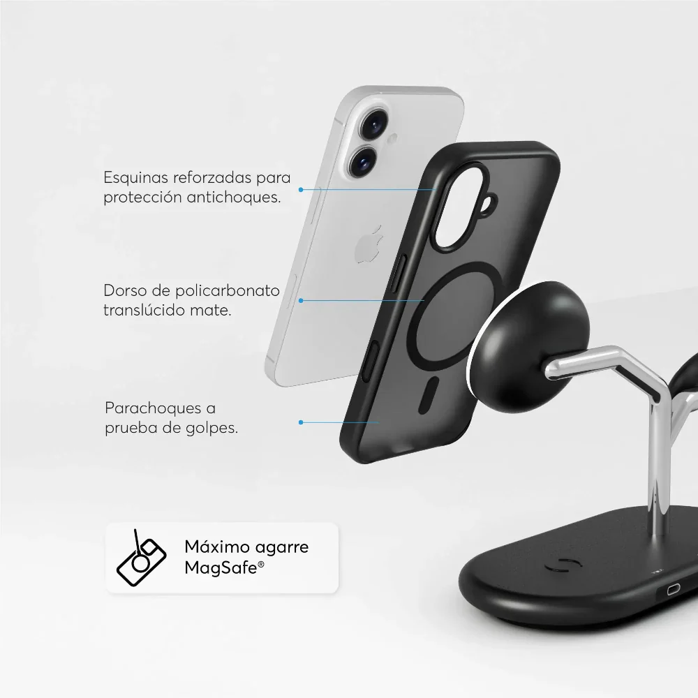 Case NCO SafeCase Lite negro con MagSafe para iPhone 17 Series - Image 4