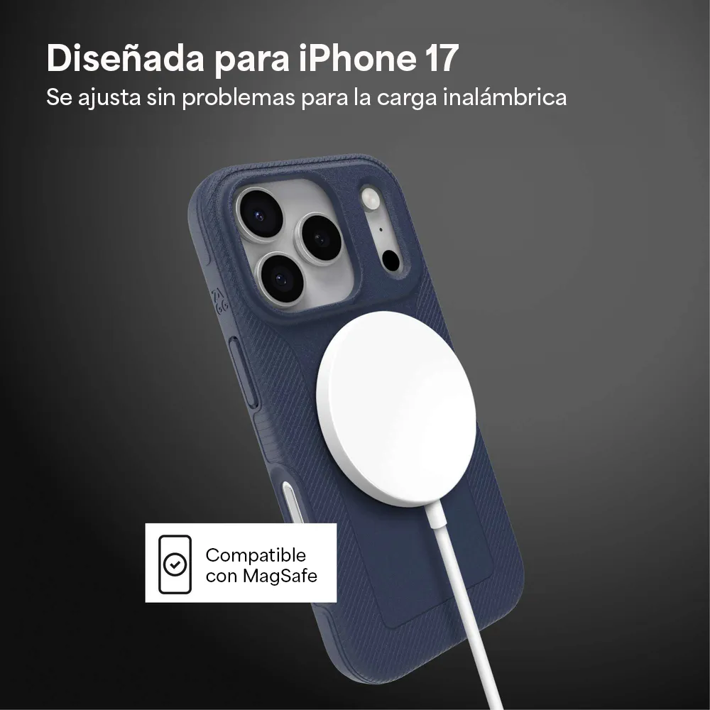 Case ZAGG Luxe con MagSafe para iPhone 17 Azul Marino - Image 13