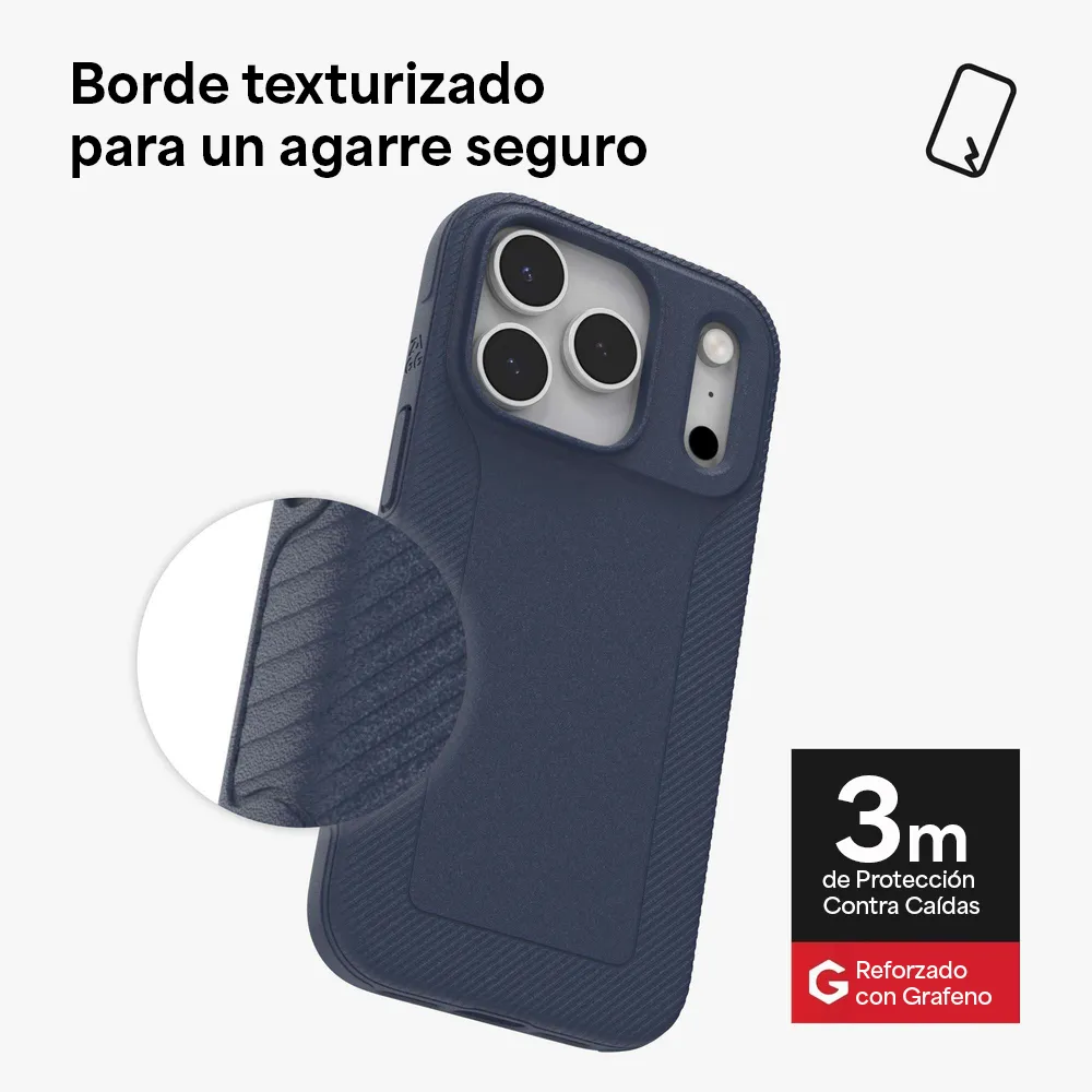 Case ZAGG Luxe con MagSafe para iPhone 17 Azul Marino - Image 14