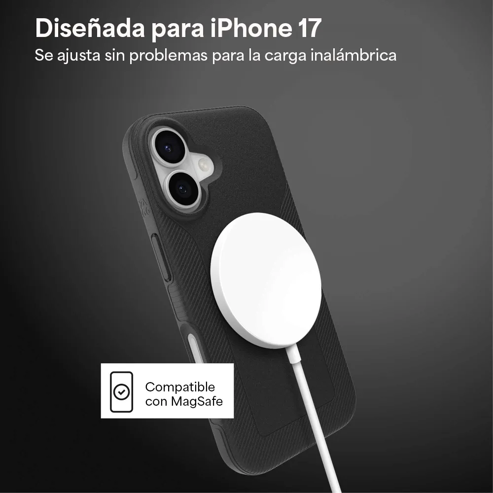 Case ZAGG Luxe con MagSafe para iPhone Series 17 - Negro - Image 5