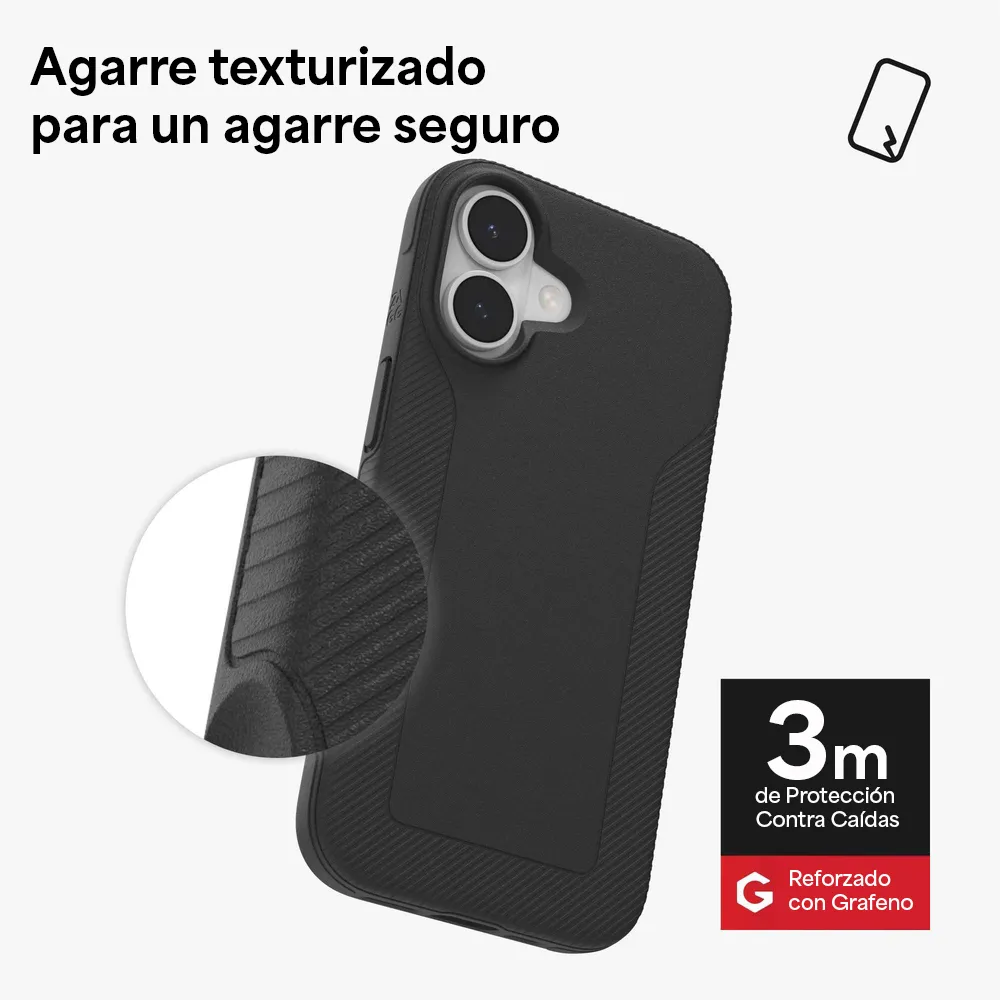 Case ZAGG Luxe con MagSafe para iPhone Series 17 - Negro - Image 6
