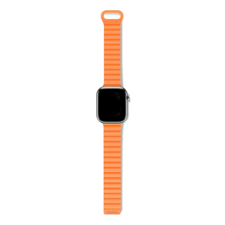 Correa DECODED con tracción magnética para Apple Watch (42/44/45/49mm) - Naranja - Image 2
