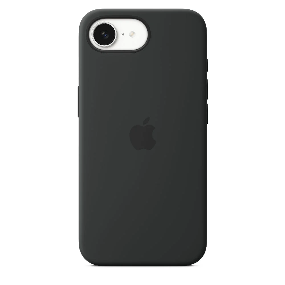 Funda de silicón Apple para el iPhone 16e – Negro