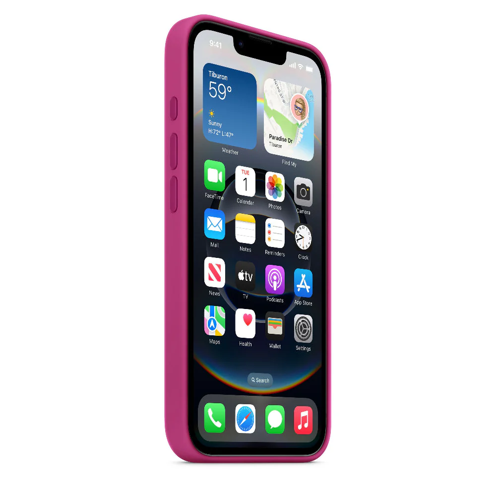 Funda de silicón Apple para el iPhone 16e – Fucsia - Image 3