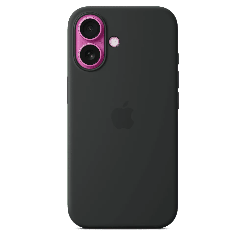 Funda de silicón con MagSafe para el iPhone 16 - Negro - Image 3