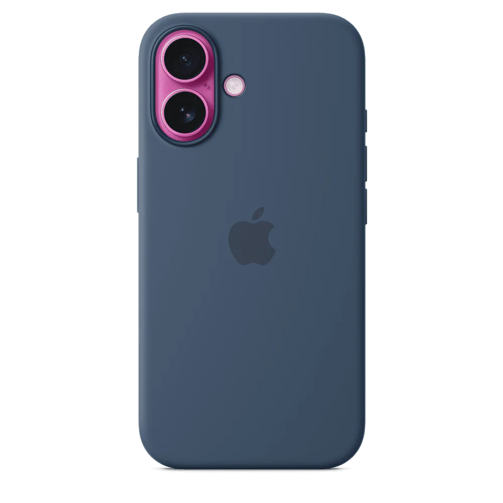 Funda de silicón con MagSafe para el iPhone 16 - Azul denim - Image 3
