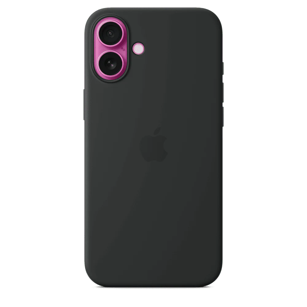 Funda de silicón con MagSafe para el iPhone 16 Plus - Negro - Image 3